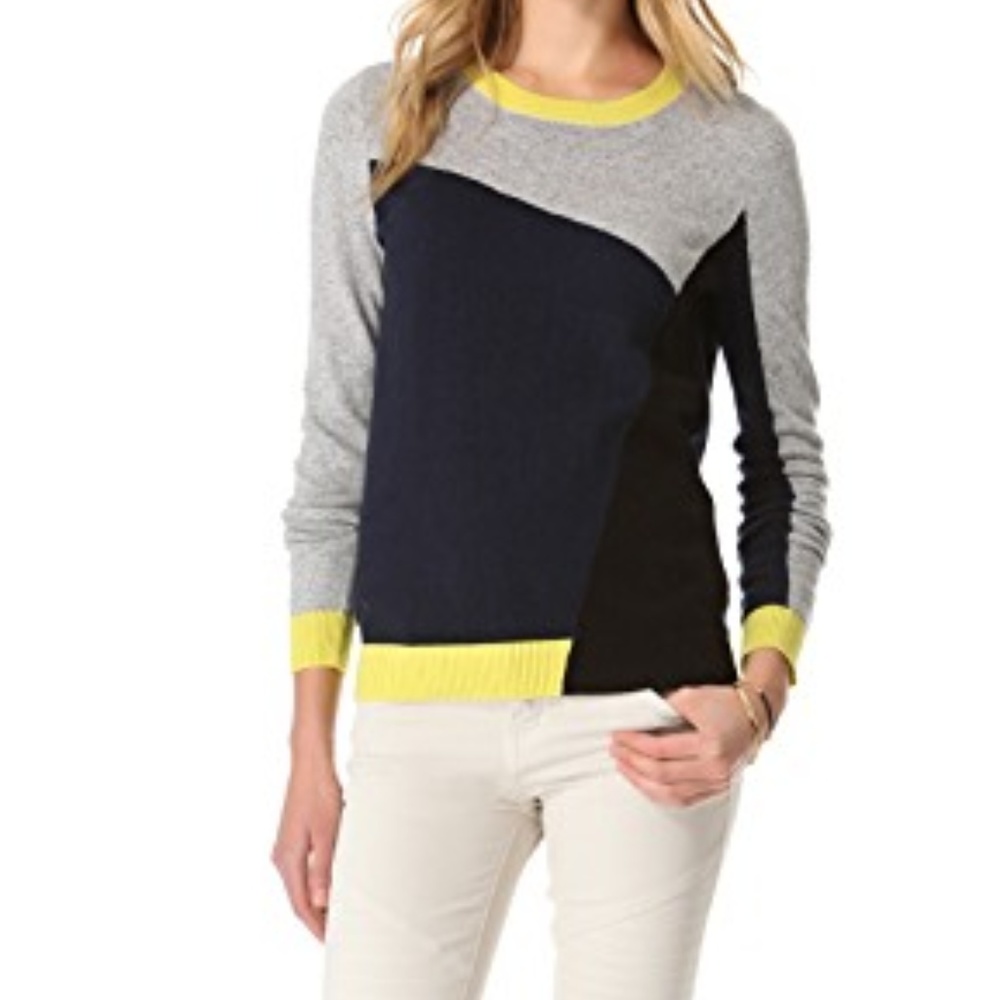 Joie Emani Patchwork Sweater